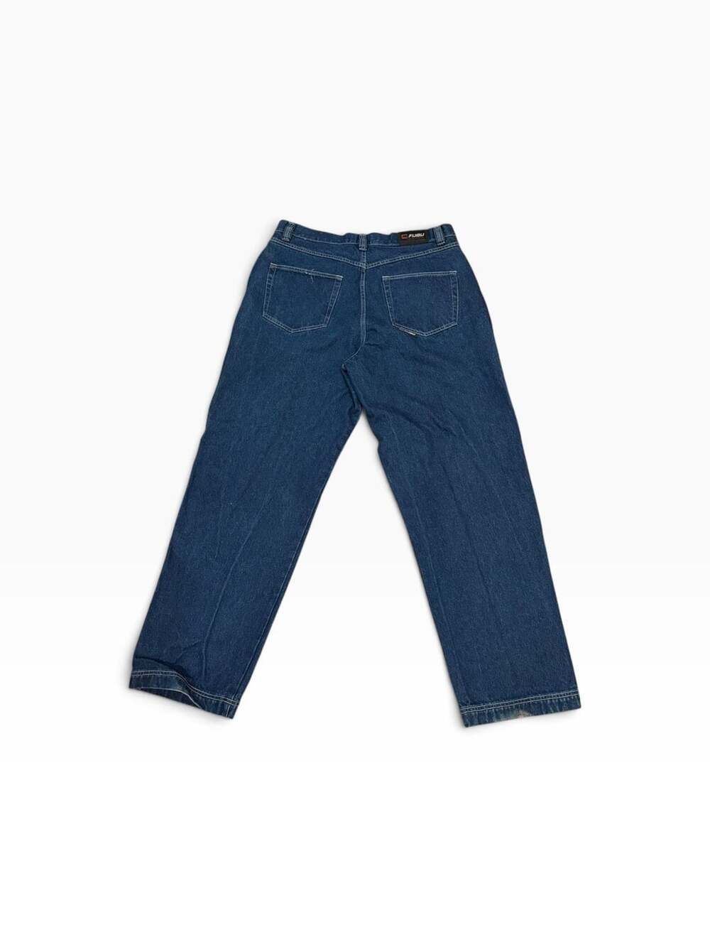 Vintage FUBU Apparel Company Dark Blue Denim Jeans Size W40 L34 - Picture 3 of 5